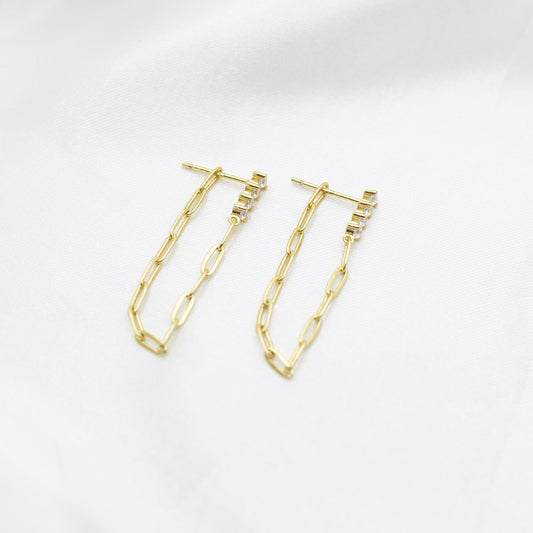 Crystal Loop Earrings (From the Vault)