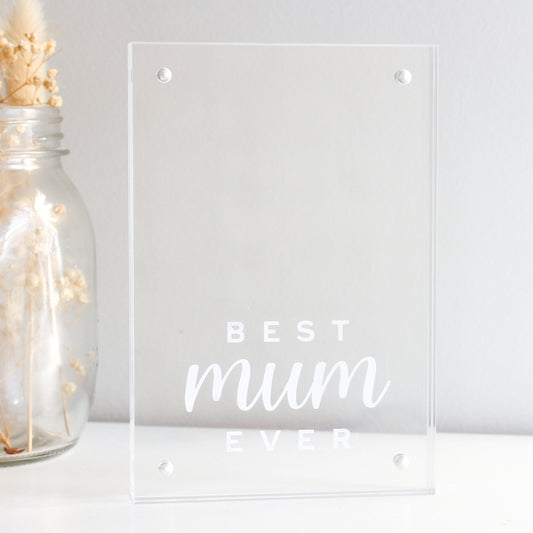 mothers day gift ideas gift ideas for mother gifts for her clear acrylic photo frame acrylic photo block personalised frame acrylic block gifts