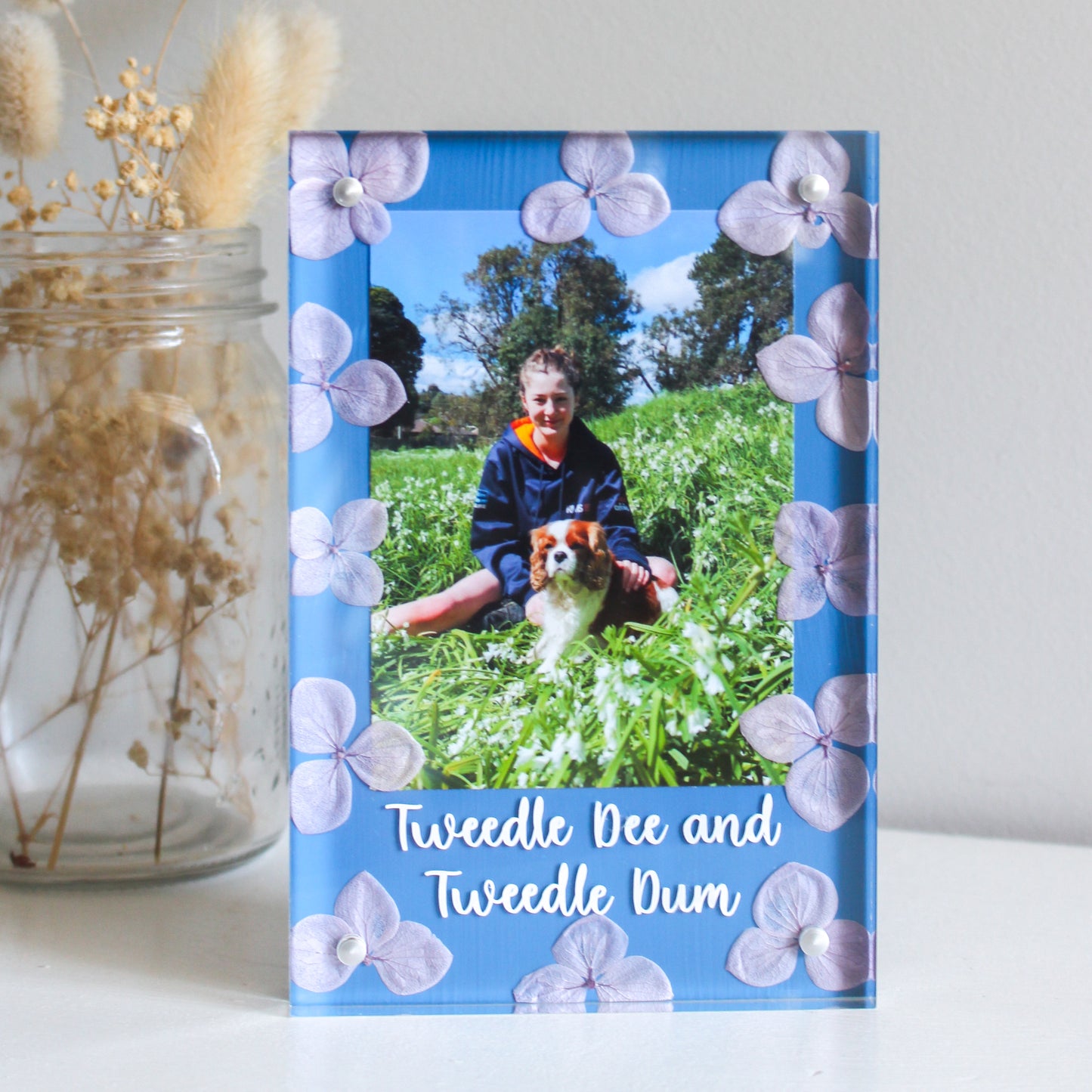 personalised painted photo frame