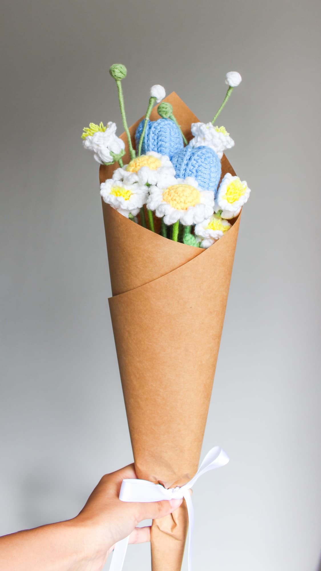 crochet flower bouquet