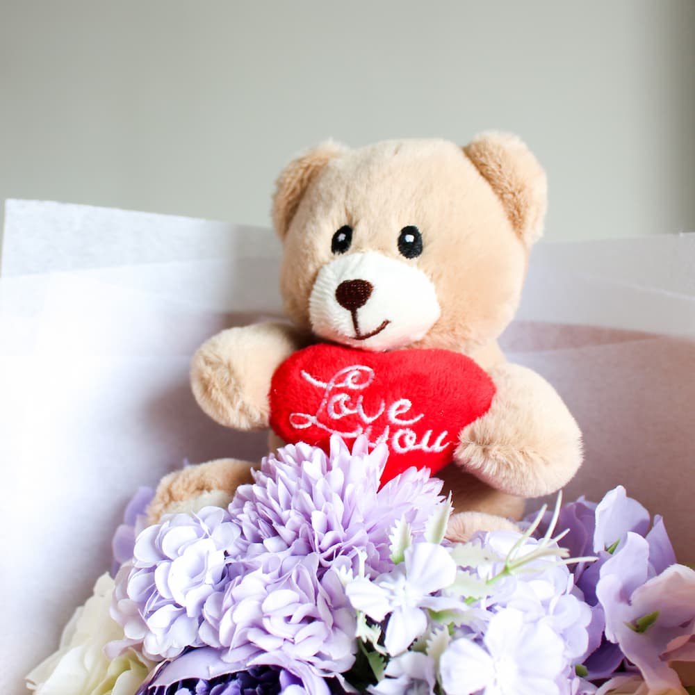 love you bear bouquet everlasting bouquet
