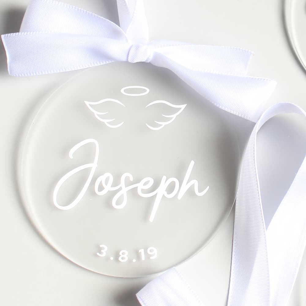 Personalised Memorial Acrylic Ornament