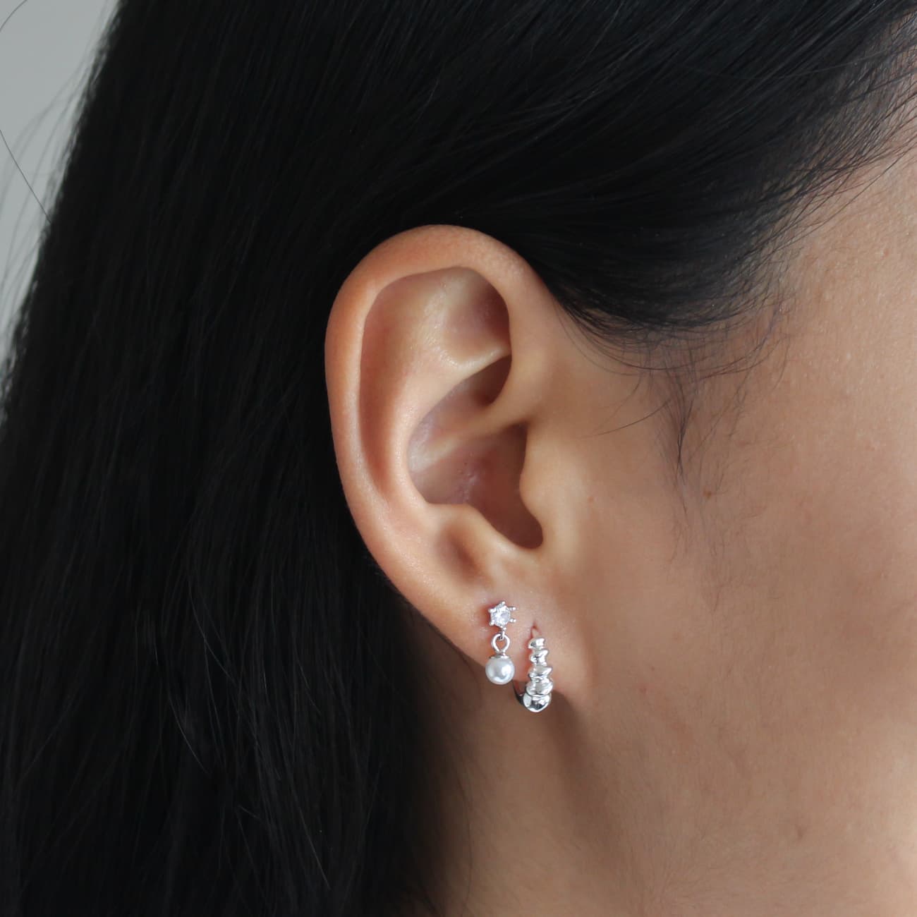 dainty bridal ear stack