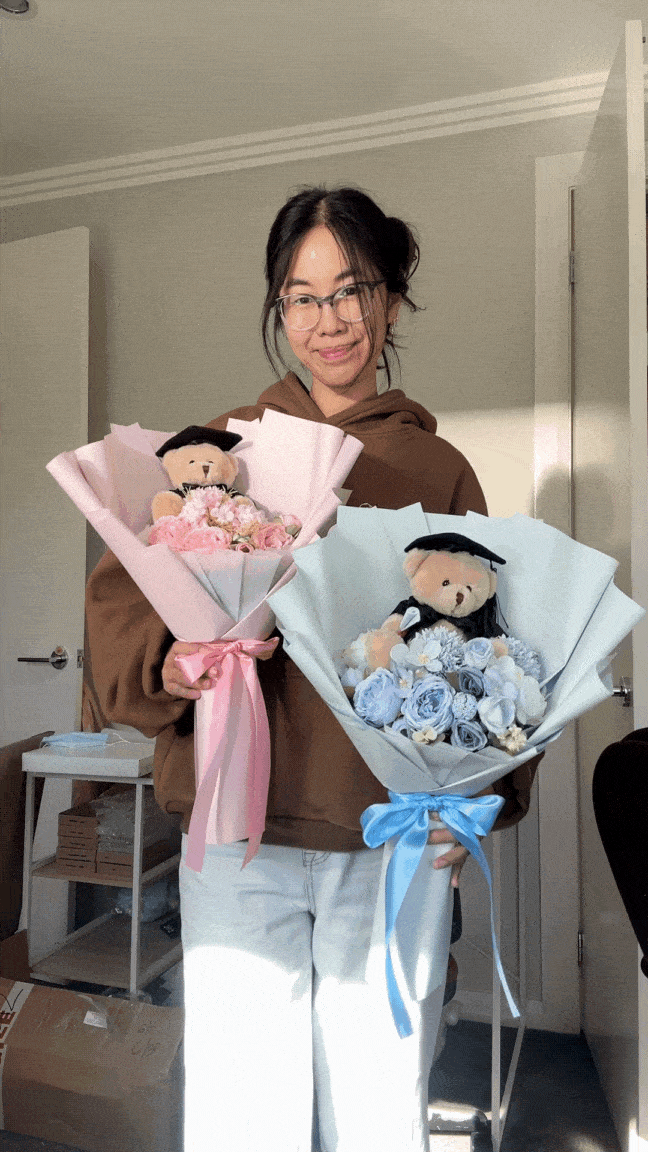 graduation bear bouquet sydney