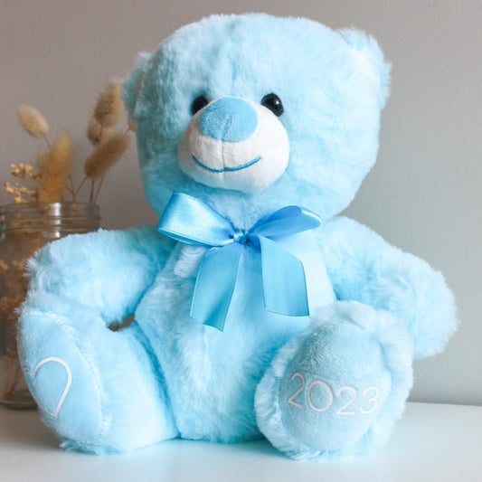 Personalised Teddy Bear (Baby Blue)