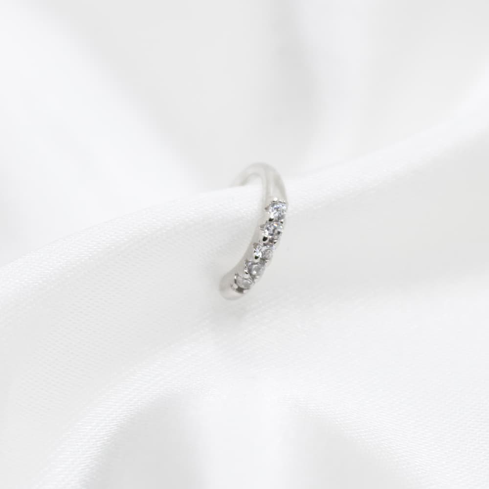 mae silver ear cuff non-pierced ear cuff non-pierced earrings