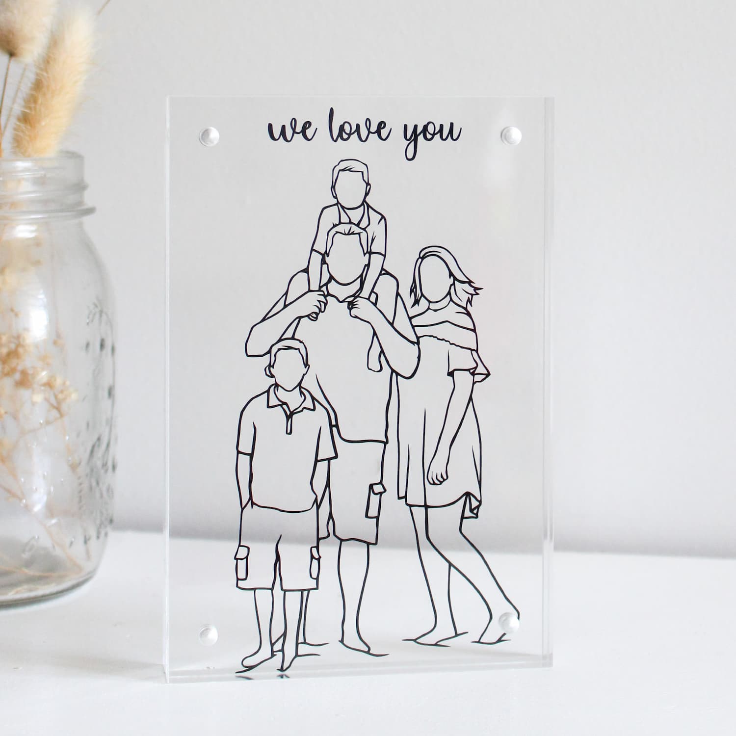 Personalised Line Art Frames