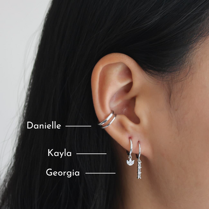 Danielle - Double Band Ear Cuff