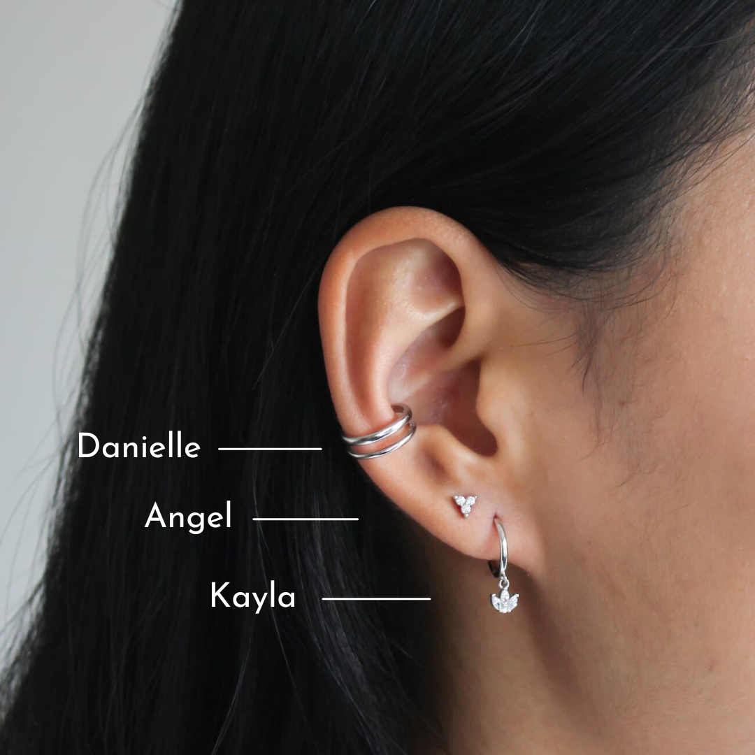 Danielle - Double Band Ear Cuff