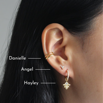 Danielle - Double Band Ear Cuff