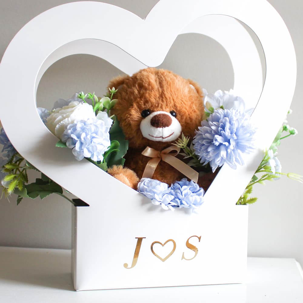 Beary in Love Flower Box