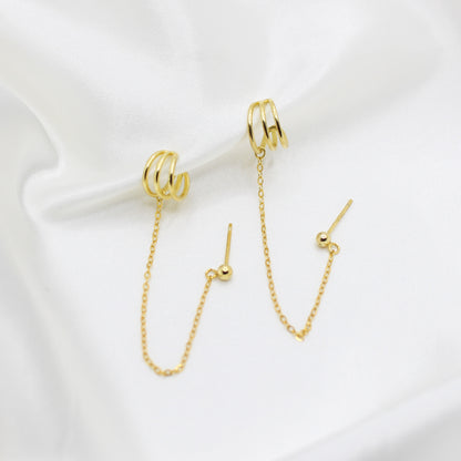 Ear Cuff Chain Earrings (From the Vault)