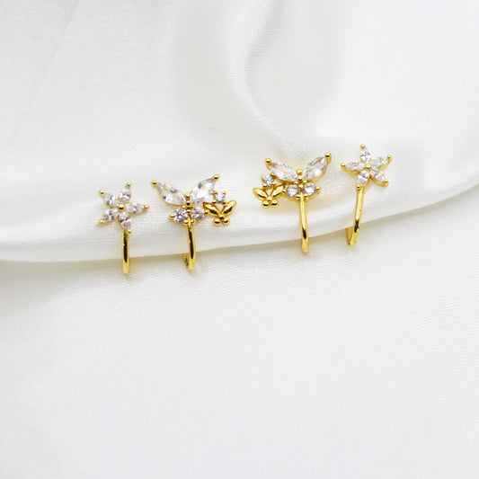 Floral Non-Pierced Earrings (From the Vault)