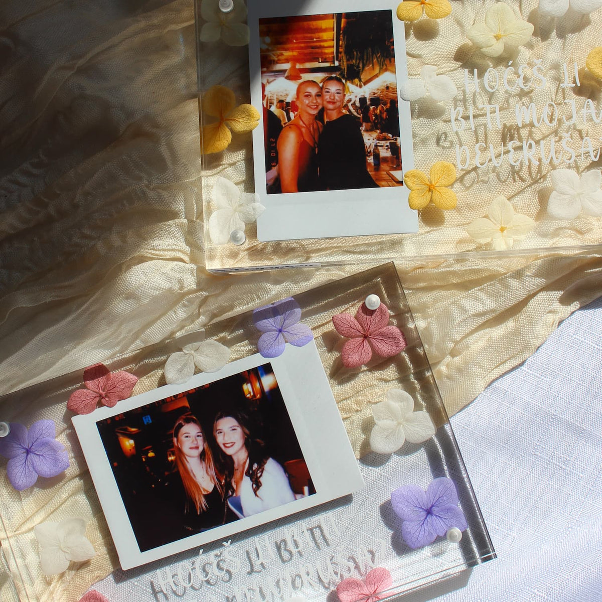 Personalised Bridesmaid Proposal Polaroid Frame