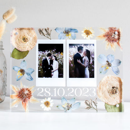 custom pressed flowers wedding bouquet preservation