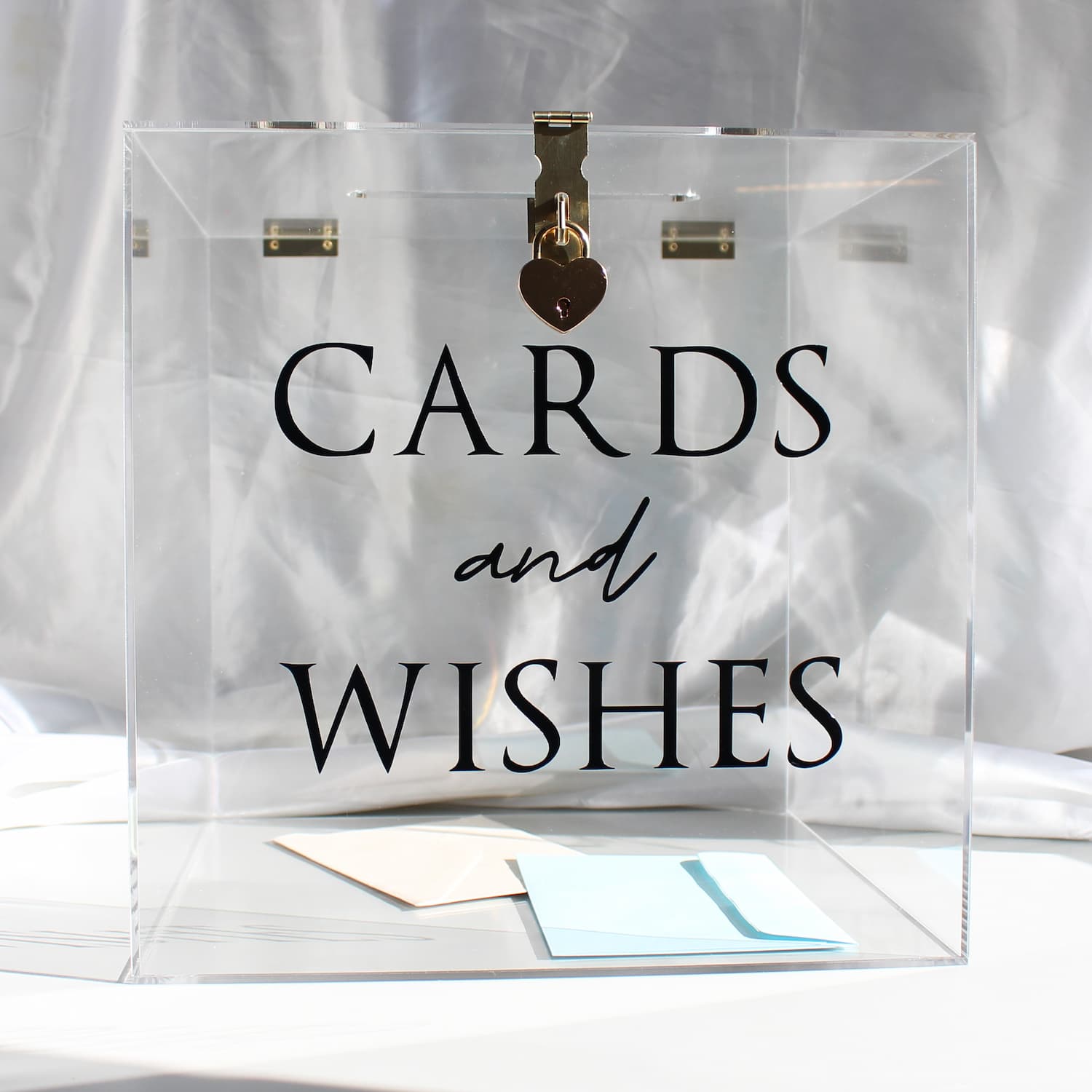 cards and wishes wishing well box