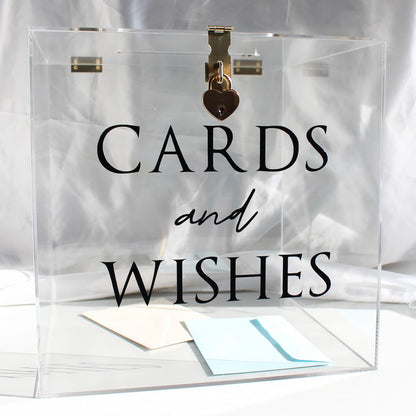 cards and wishes wishing well box