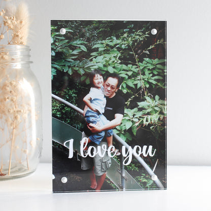 i love you gift ideas gift ideas for mum gifts for her clear acrylic photo frame anniversary frame personalised frame acrylic photo frame