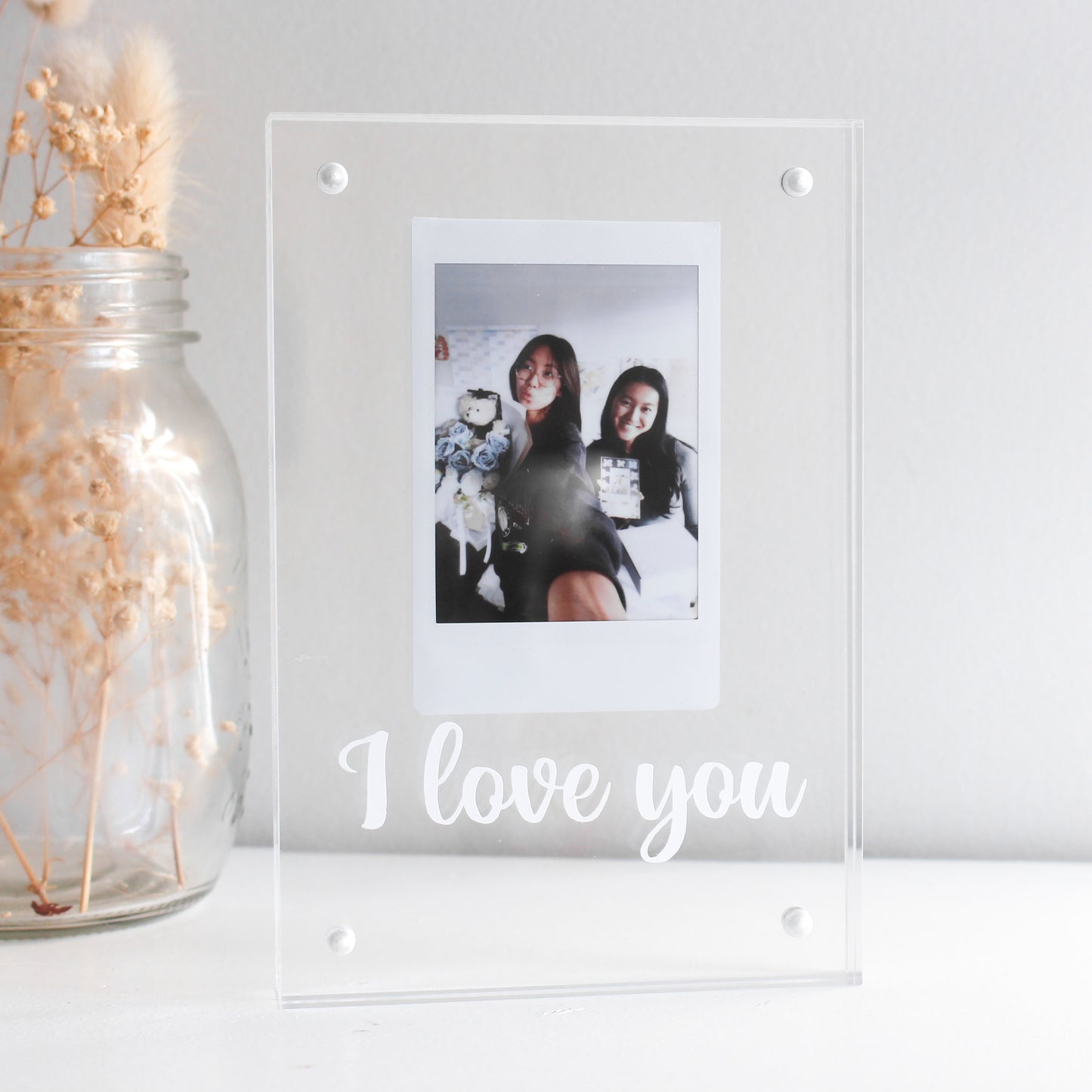 i love you gift ideas gift ideas for mum gifts for her clear acrylic photo frame anniversary frame personalised frame acrylic photo frame