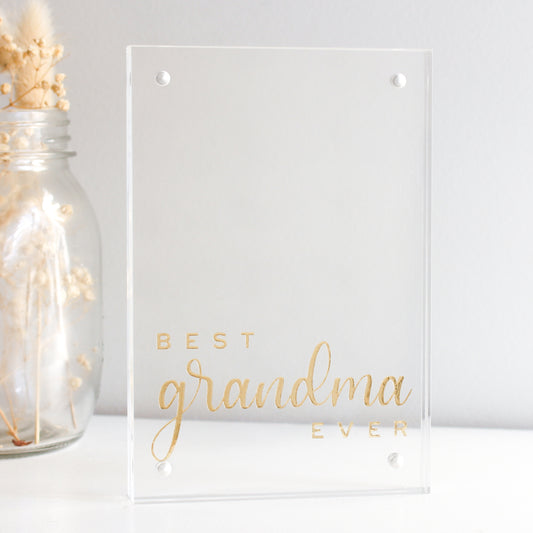 mothers day gift ideas grandma gift ideas gifts for her clear acrylic photo frame acrylic block photo gift