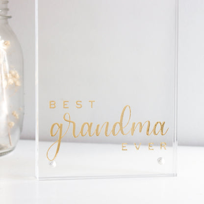 mothers day gift ideas grandma gift ideas gifts for her clear acrylic photo frame acrylic block photo gift