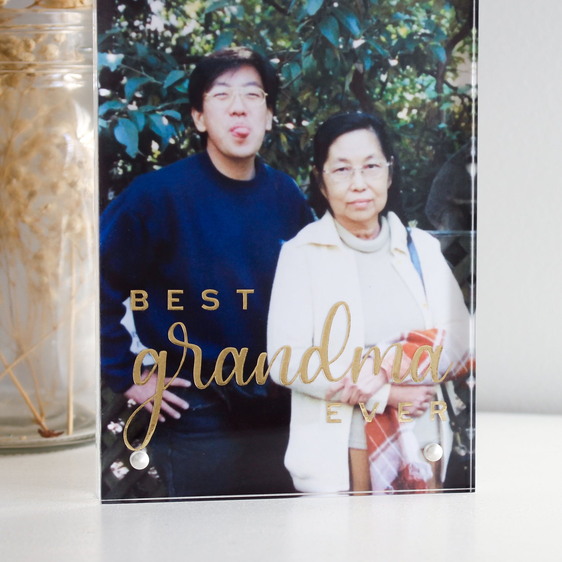 mothers day gift ideas grandma gift ideas gifts for her clear acrylic photo frame acrylic block photo gift