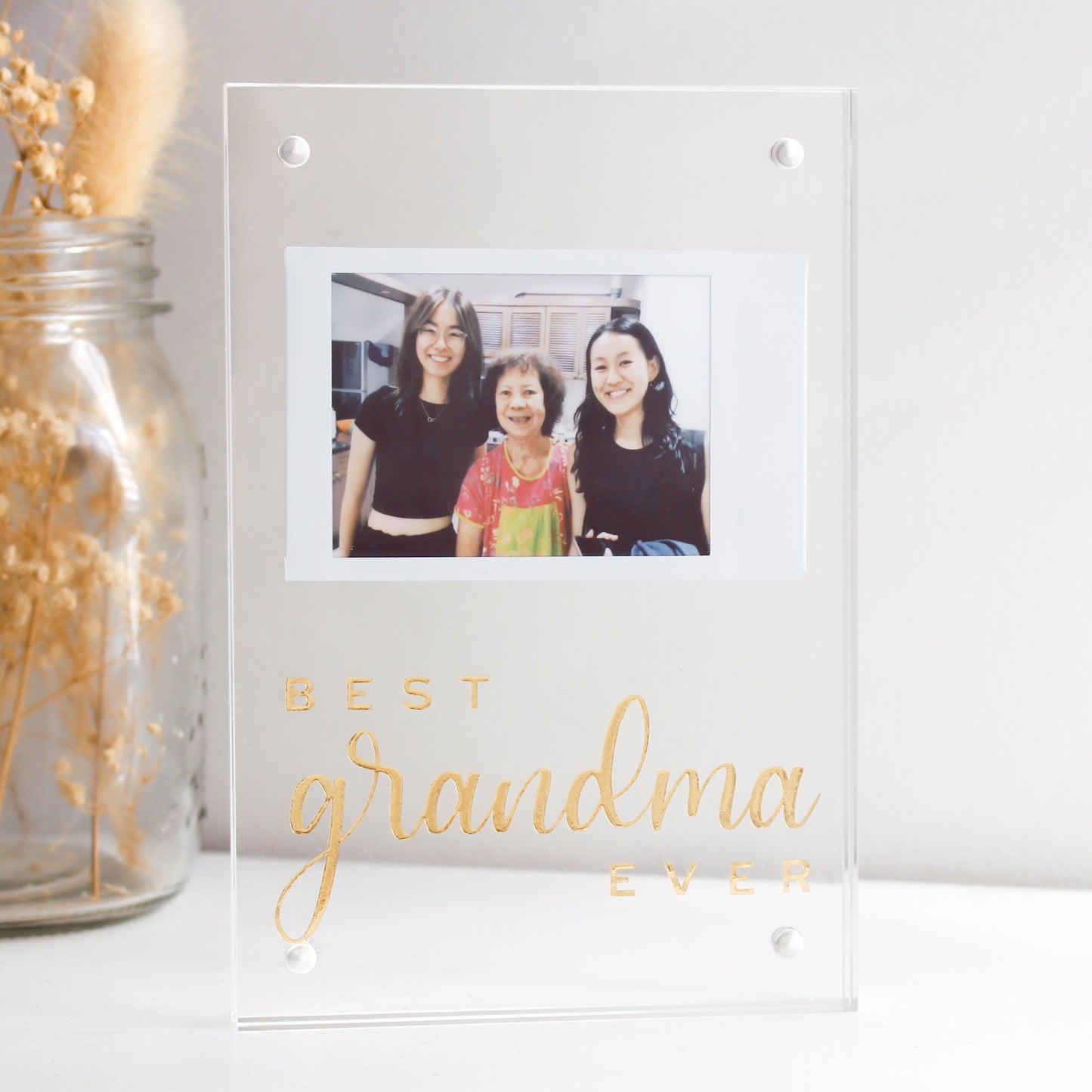mothers day gift ideas grandma gift ideas gifts for her clear acrylic photo frame acrylic block photo gift