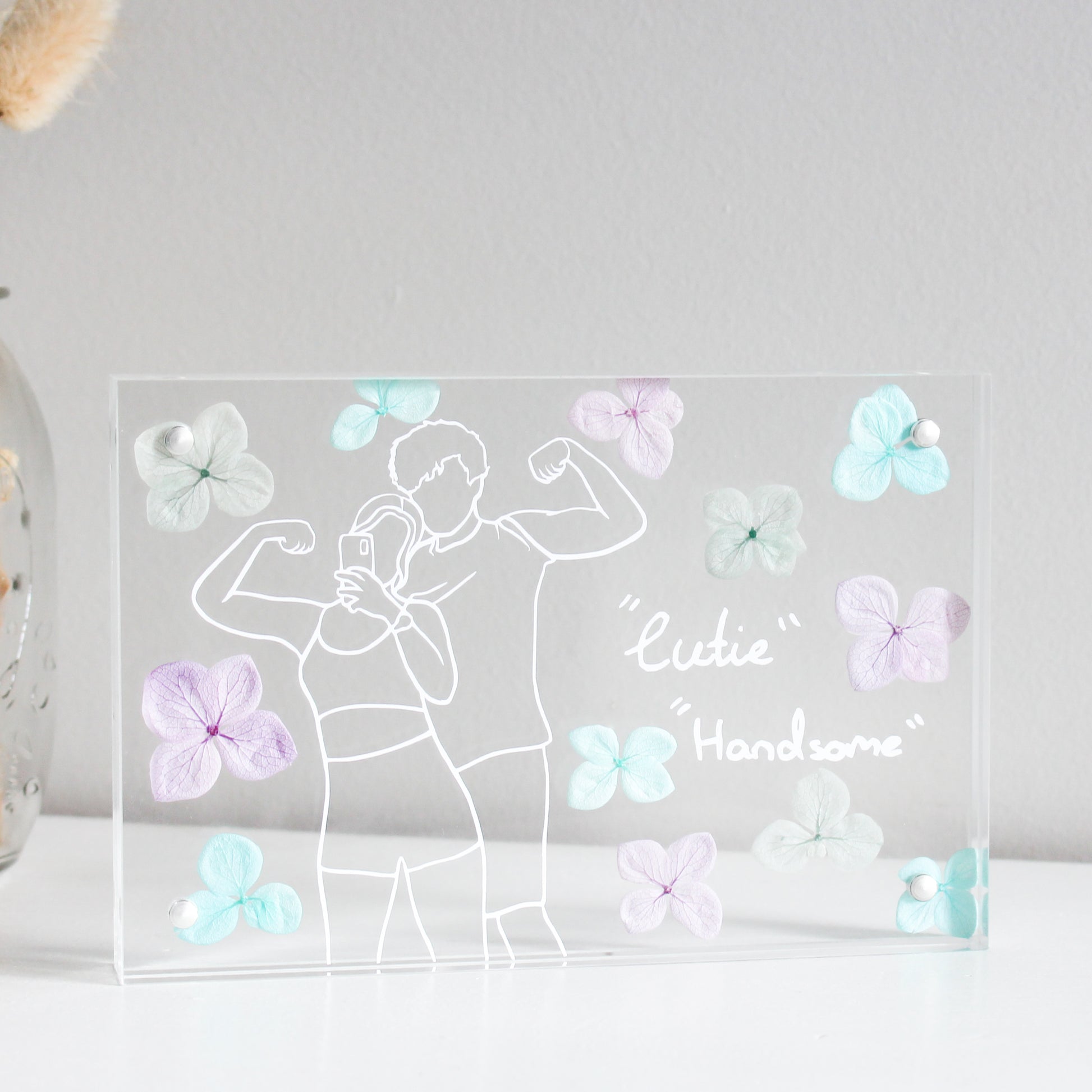 personalised line art frame acrylic line art frame couple gift ideas.jpg