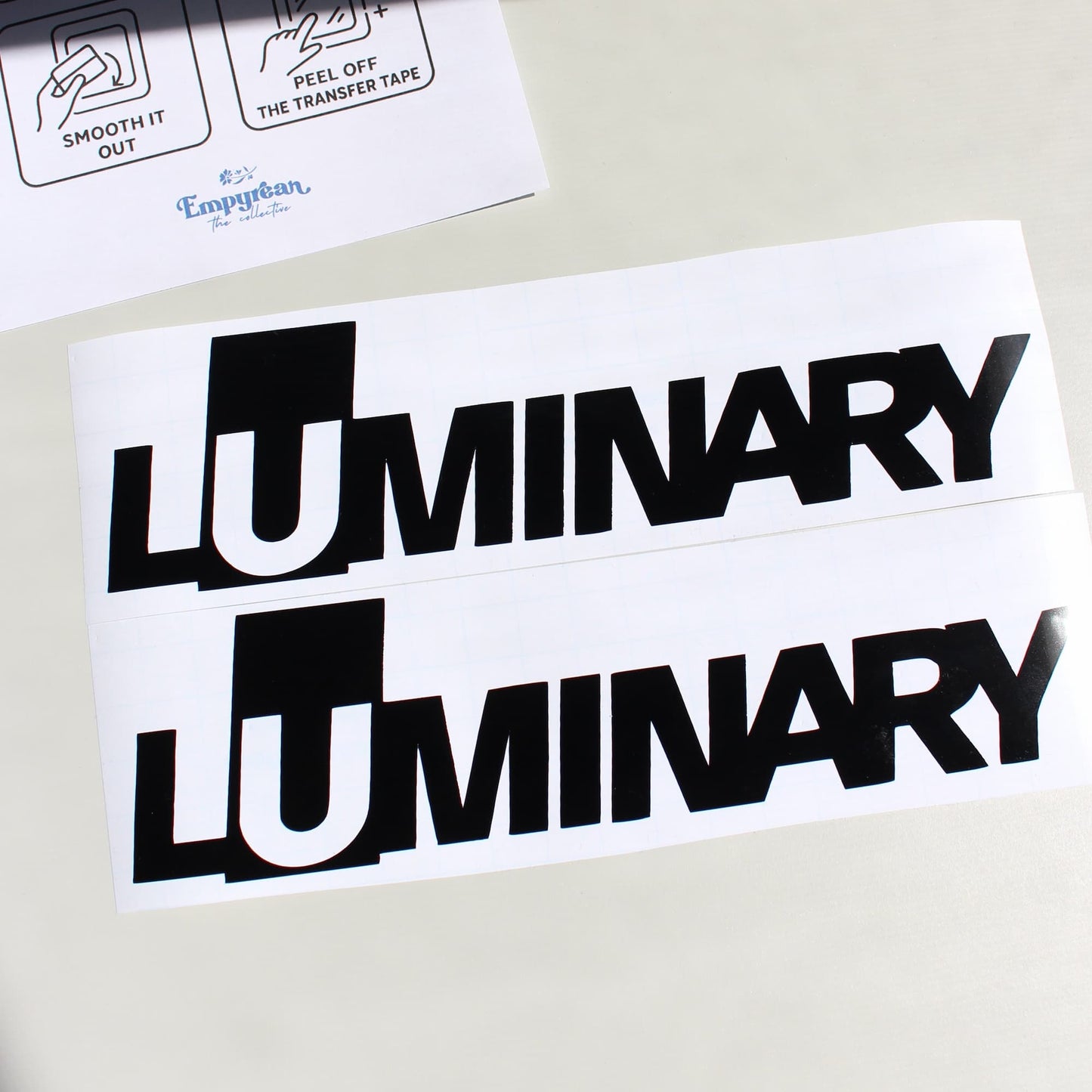 Personalised Mirror Decal Sticker