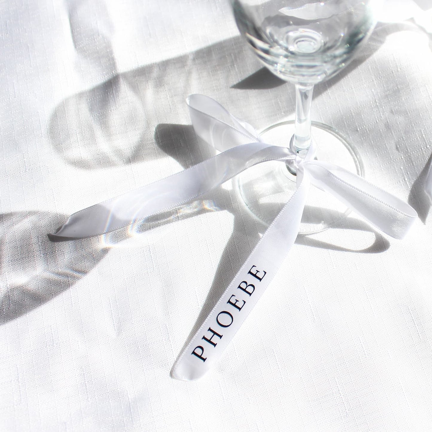 Personalised Ribbon Place Cards