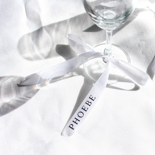 Personalised Ribbon Place Cards