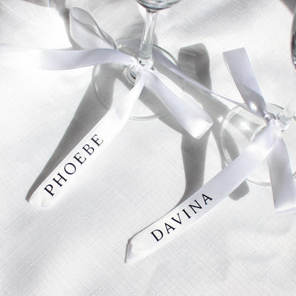 Personalised Ribbon Place Cards