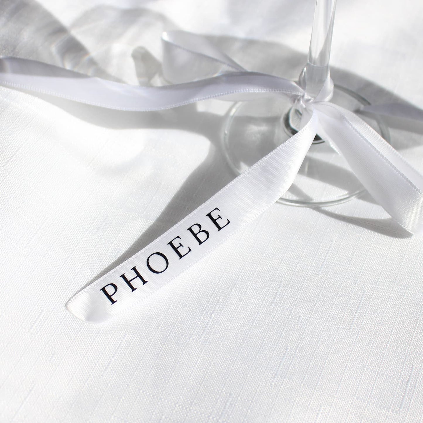 Personalised Ribbon Place Cards