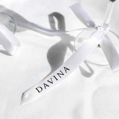 Personalised Ribbon Place Cards