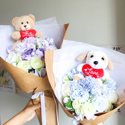 love you bear bouquet everlasting bouquet