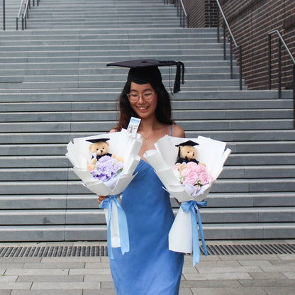 Premium Graduation Bear Bouquet