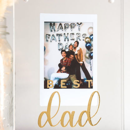 fathers day gift ideas gift ideas for fathers gifts for him clear acrylic photo frame acrylic photo block personalised frame acrylic block gifts best dad ever frame best dad photo frame