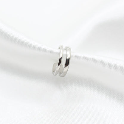 non pierced ear cuff silver