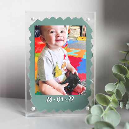 personalised painted photo frame