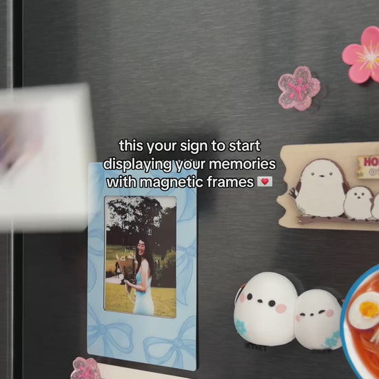 magnetic polaroid frame fridge magnet decor