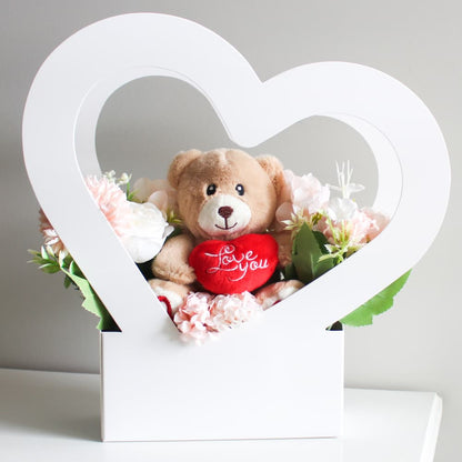 Beary in Love Flower Box (Love You Bear)