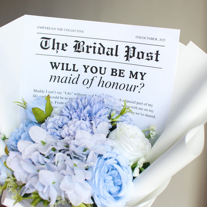 will you be my maid of honour bouquet