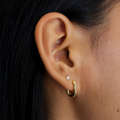 sterling silver gold hoop earrings australia