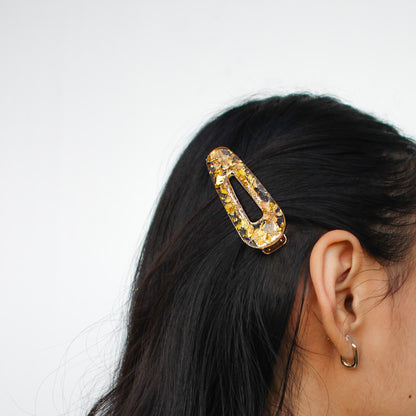Hair Barrette (Thick Waterdrop)