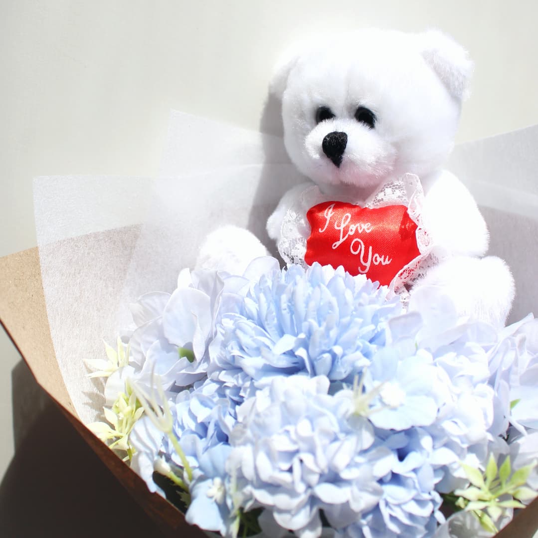 Mini I Love You Bear Bouquet everlasting bear bouquet mini bouquet i love you bear anniversary gifts forever bouquet bear plush bouquet