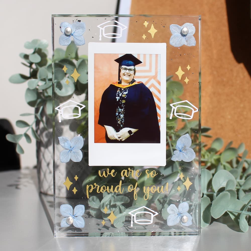 Personalised Graduation Polaroid Frame graduation keepsake graduation gift graduation frame graduation gift ideas graduation frame 2
