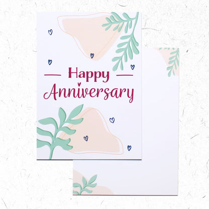 greeting postcards pastel theme cute card designs happy anniversary greeting card
