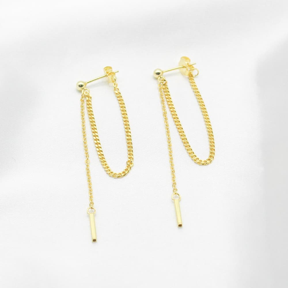 long tassel earrings elegant gold chain loop earrings 18k gold plated tassel hoops Gold Chain Hoop Earrings, Double Chain Earrings, Chain Drop Earrings, Gold Threader Earrings, Chain Dangle Earrings, Chain Tassel Earrings, Minimalist Earrings