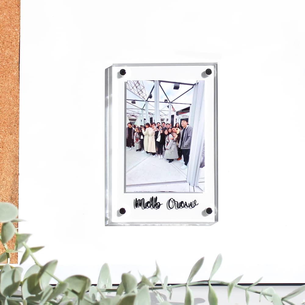 mini personalized photo frame for fridges mini frame personalised gift polaroid frame acrylic