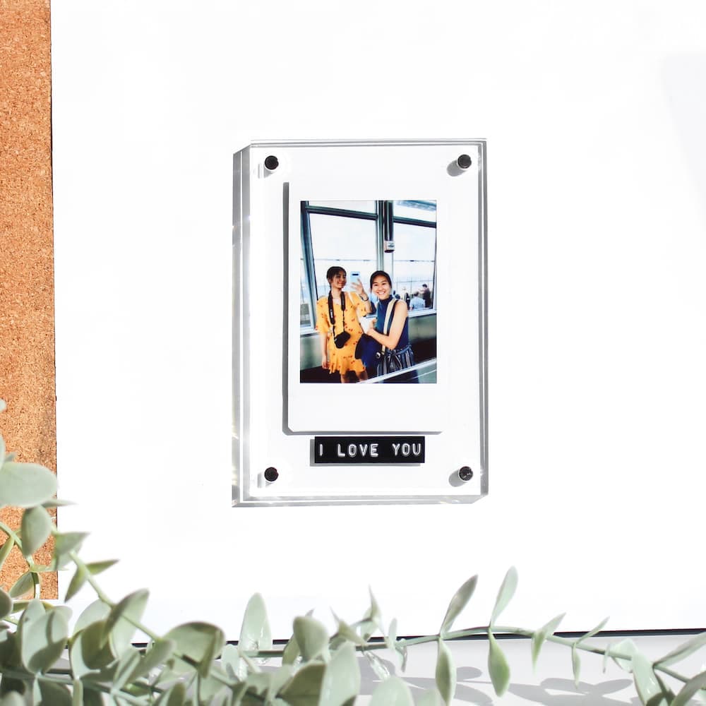 mini personalized photo frame for fridges mini frame personalised gift polaroid frame acrylic personalized polaroid frame